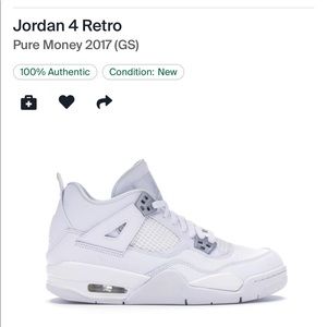 Air Jordan 4 Pure Money